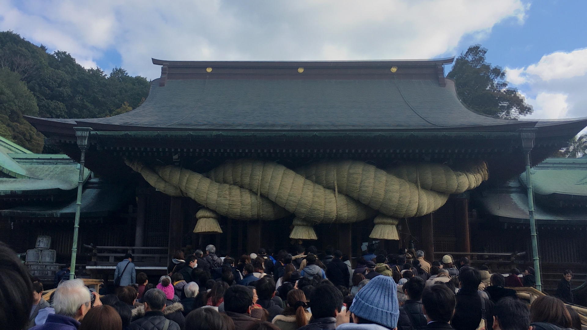 宮地嶽神社 大しめ縄