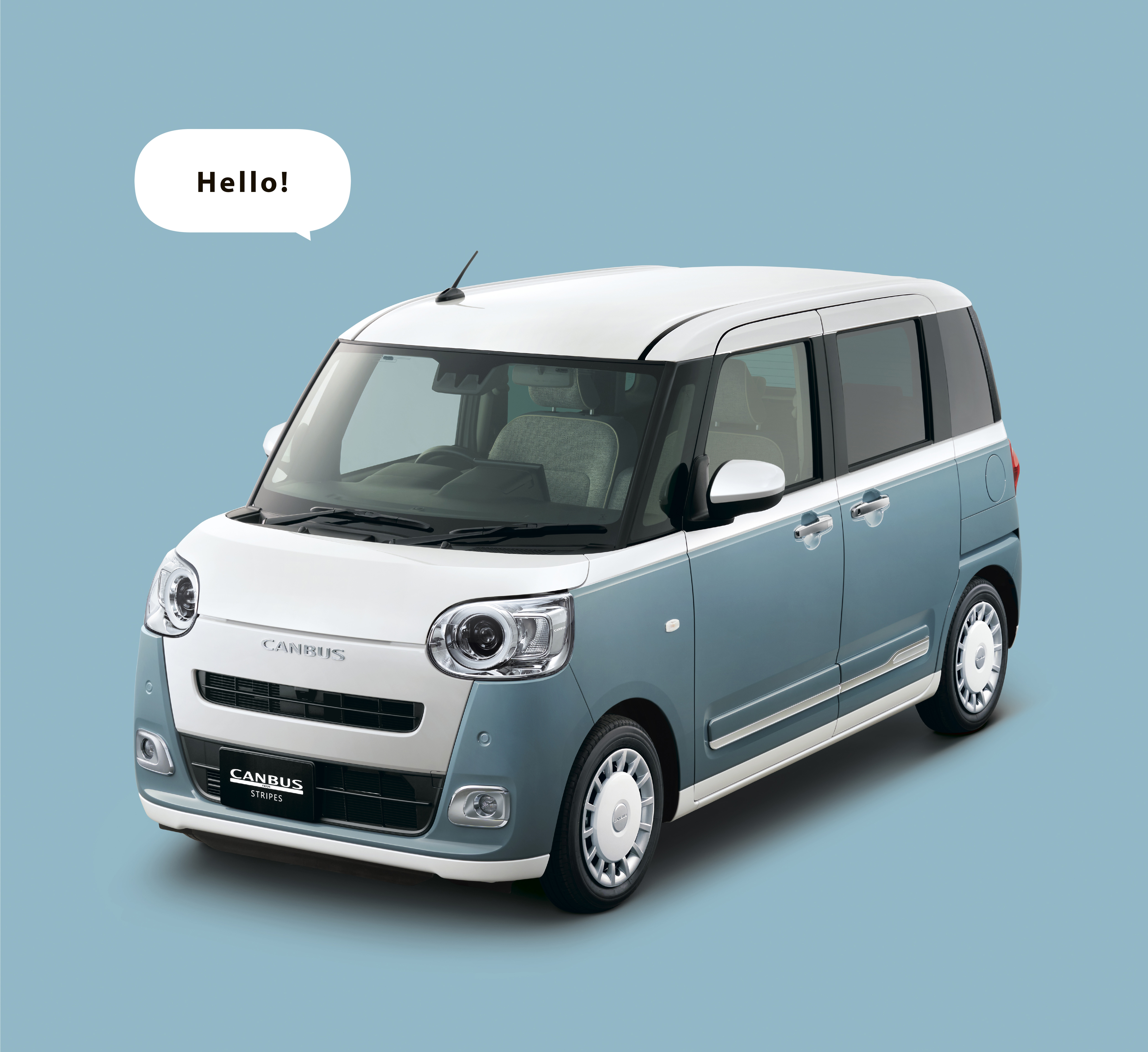 ダイハツムーヴキャンバスストライプスのかわいい想像図