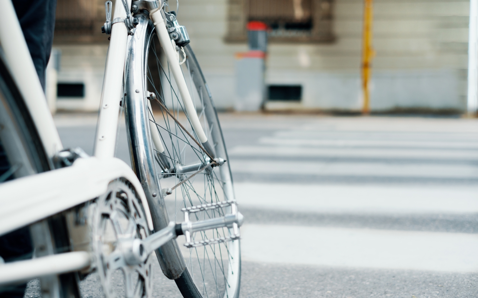 自転車と横断歩道