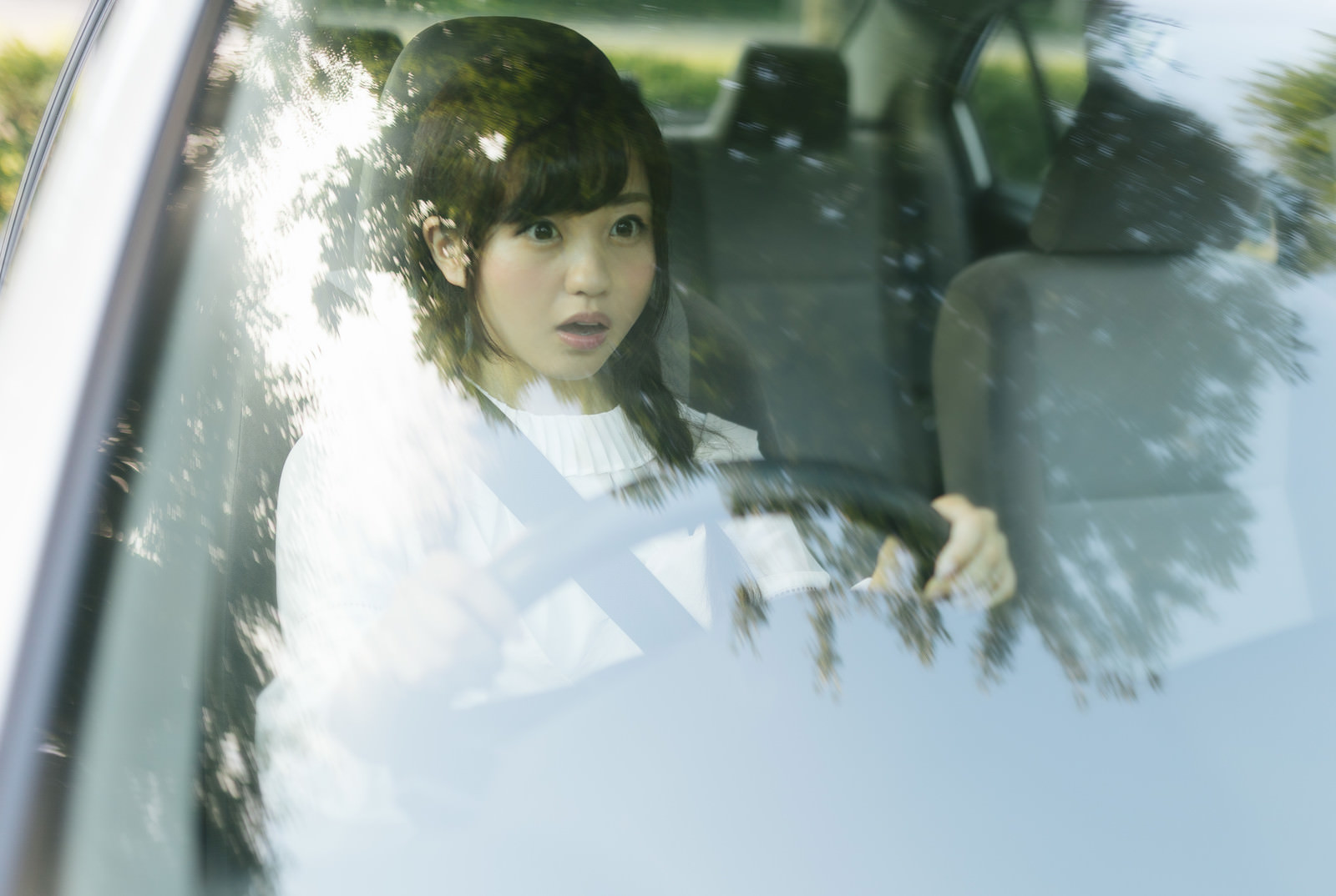 事故りそうな女子。モデル：河村友歌