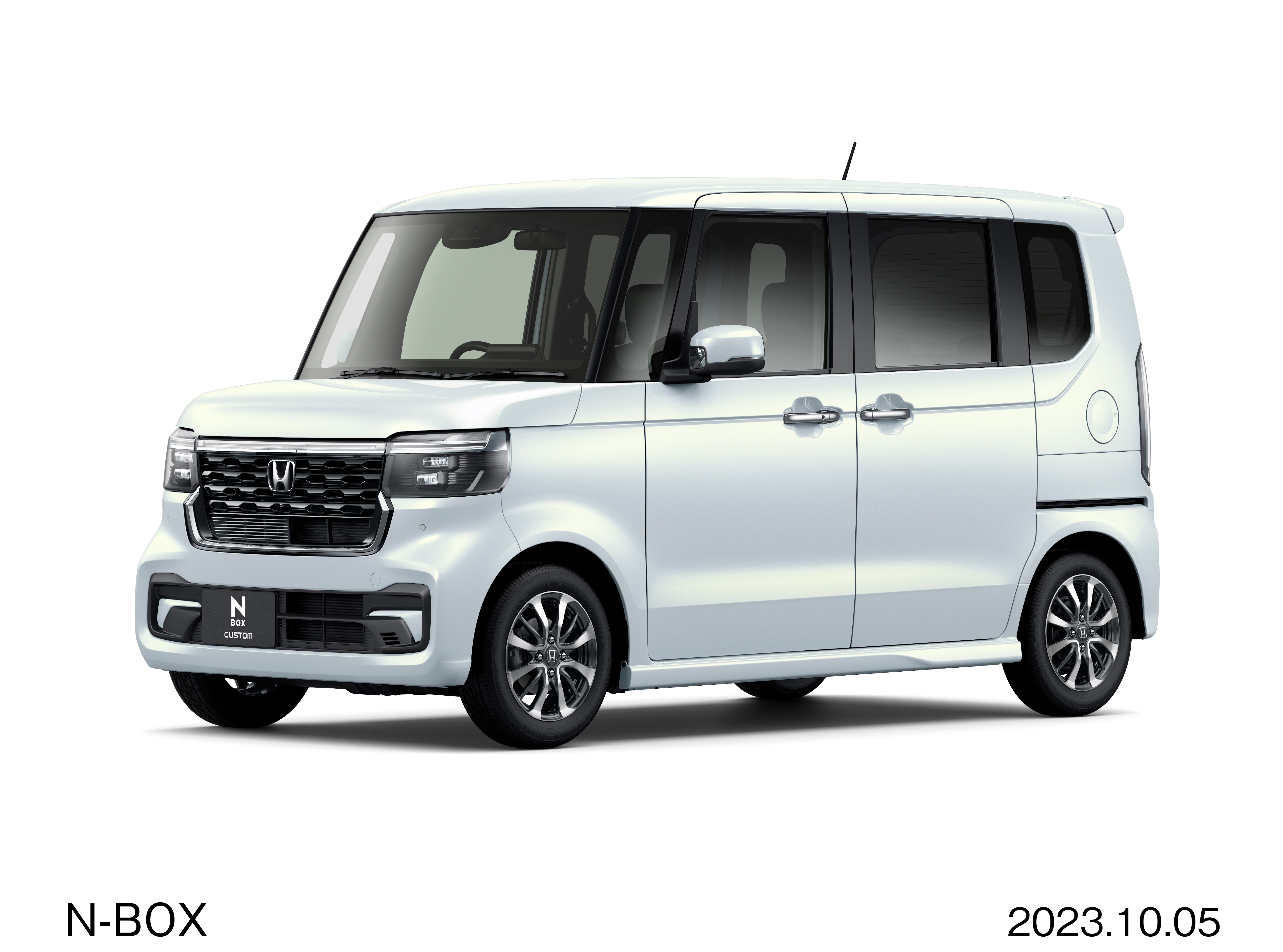 ホンダN-BOX CUSTOMのプレミアムサンライトホワイト・パール