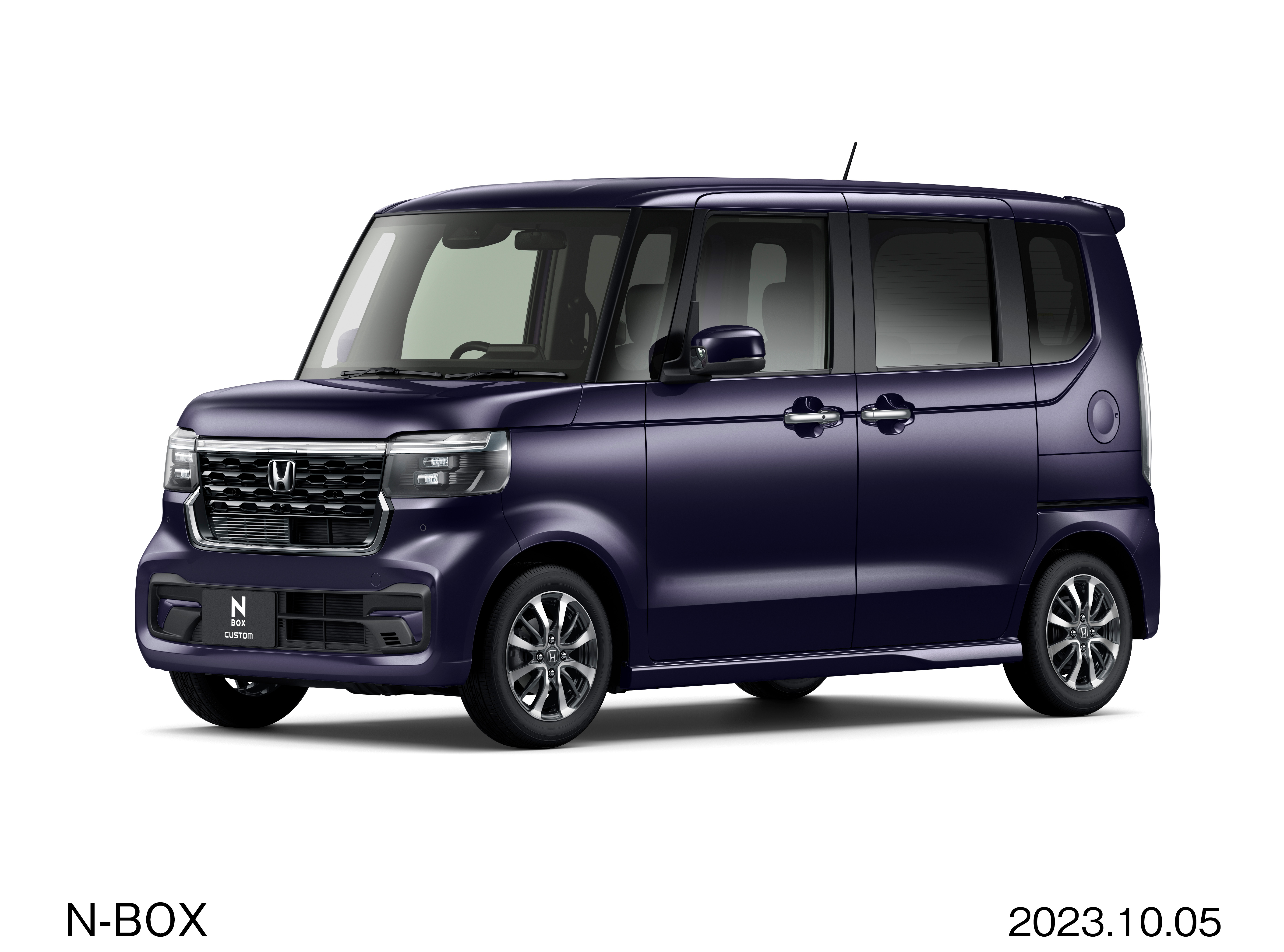 ホンダN-BOX CUSTOMのトワイライトミストブラック・パール
