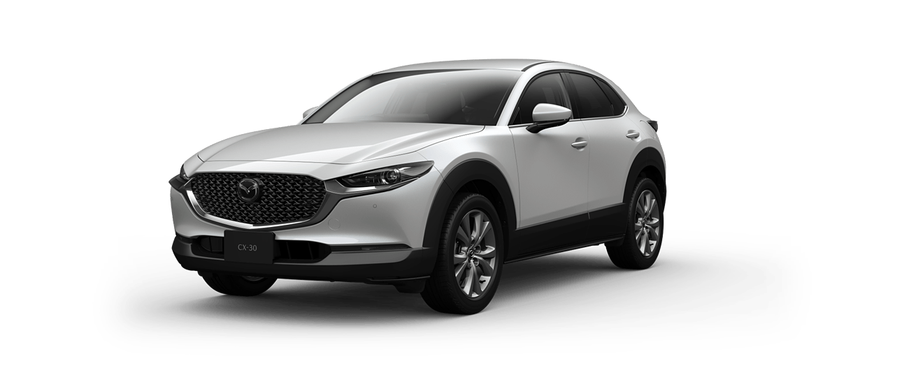 マツダ CX-30 スノーフレイクホワイトパールマイカ