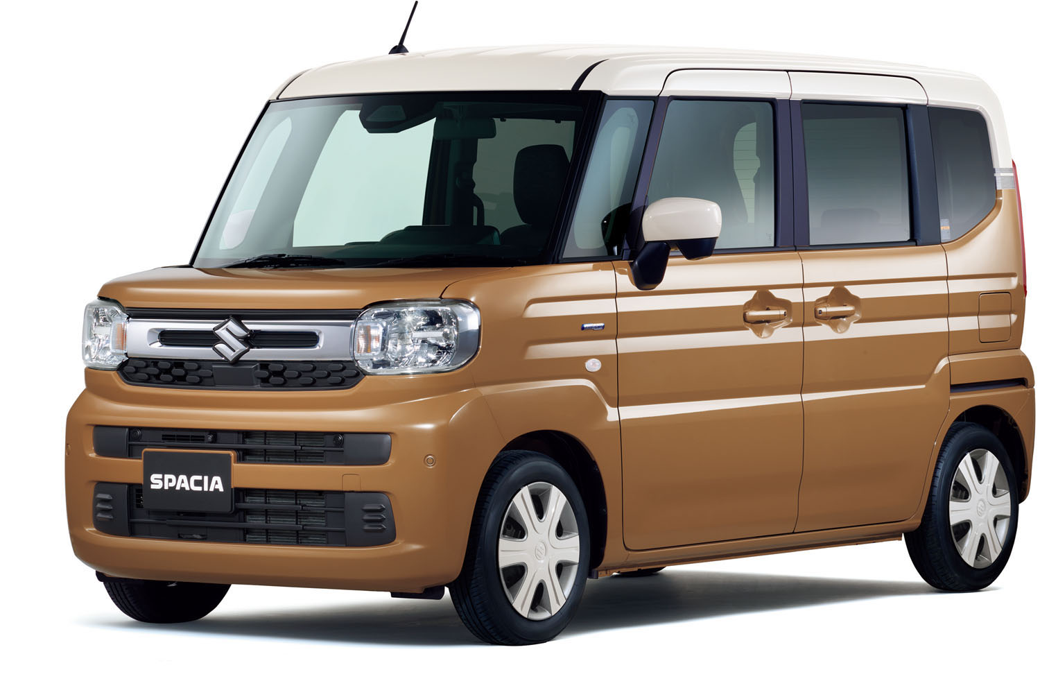 スズキスペーシア_HYBRID X_トーニーブラウンメタリック ソフトベージュ2トーンルーフ