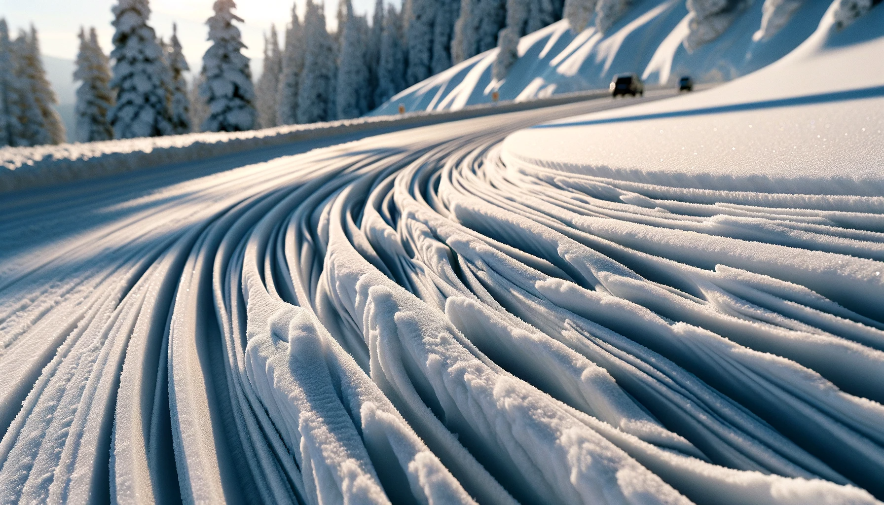 DALL·E 2023-11-20 15.17.13 - A high-resolution photograph of a snow-covered road. The image should be in landscape orientation, capturing the texture and details of the snow and t