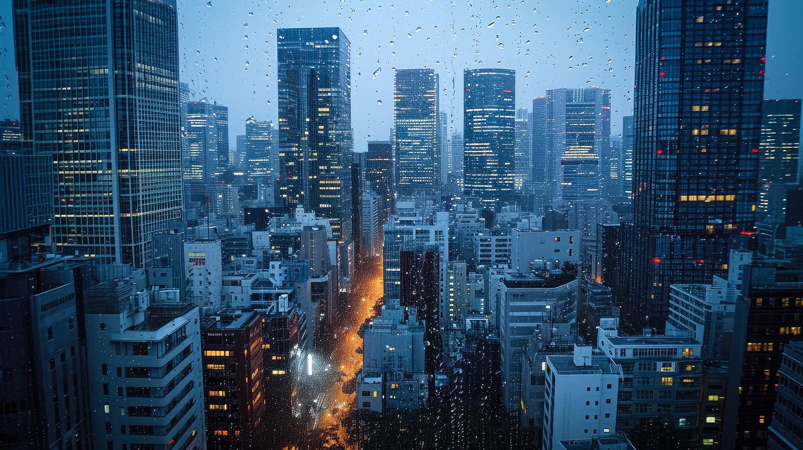 未来の都市景観イメージ